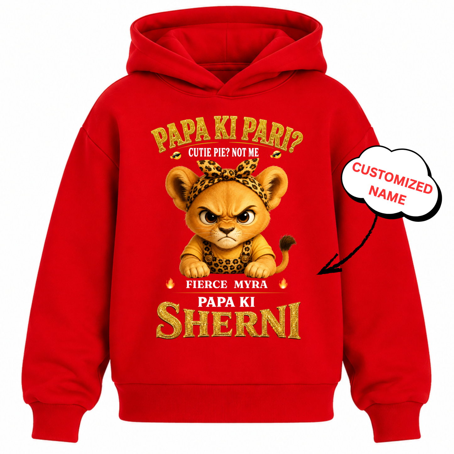 PAPA KI SHERNI-KID'S CLASSIC HOODIE