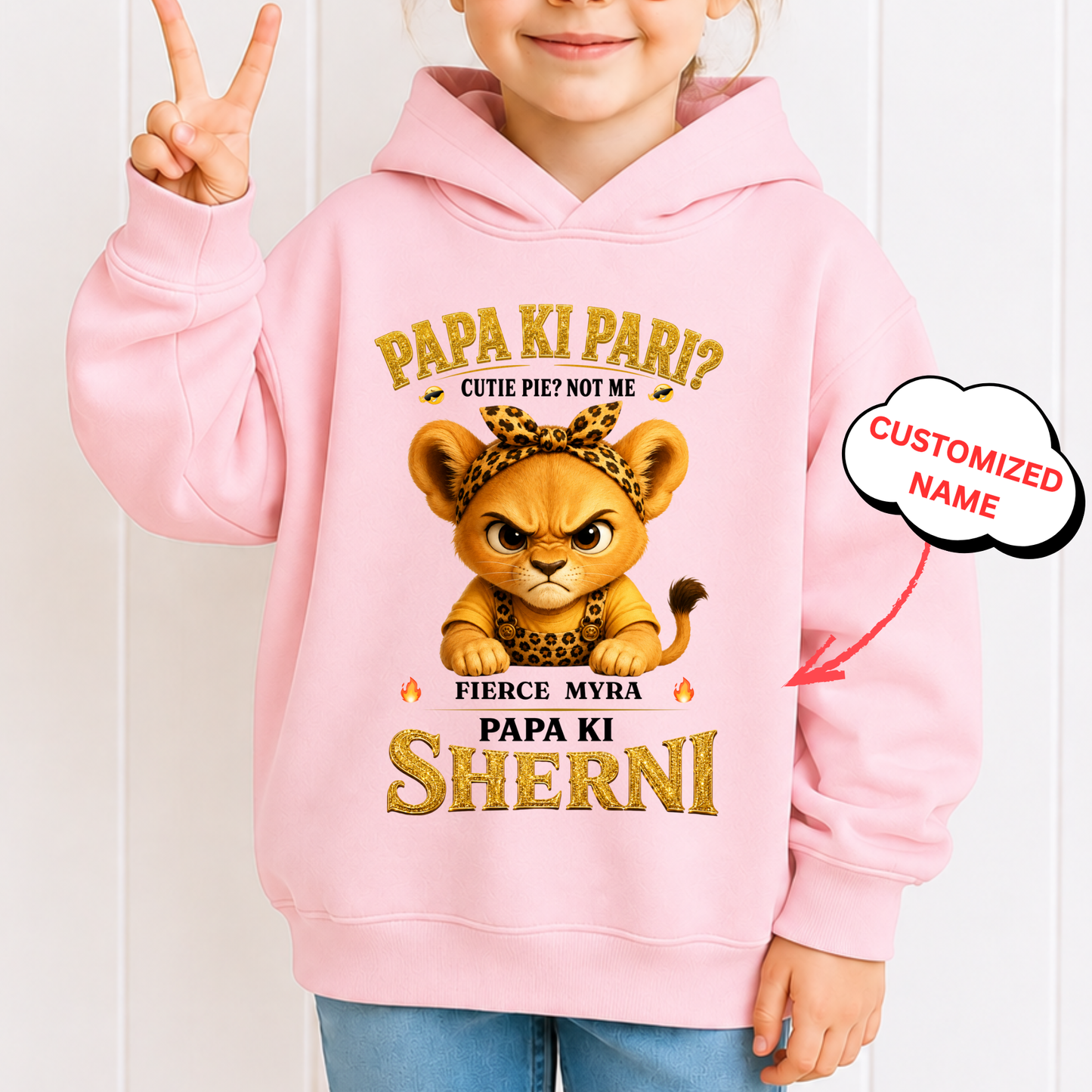 PAPA KI SHERNI-KID'S CLASSIC HOODIE