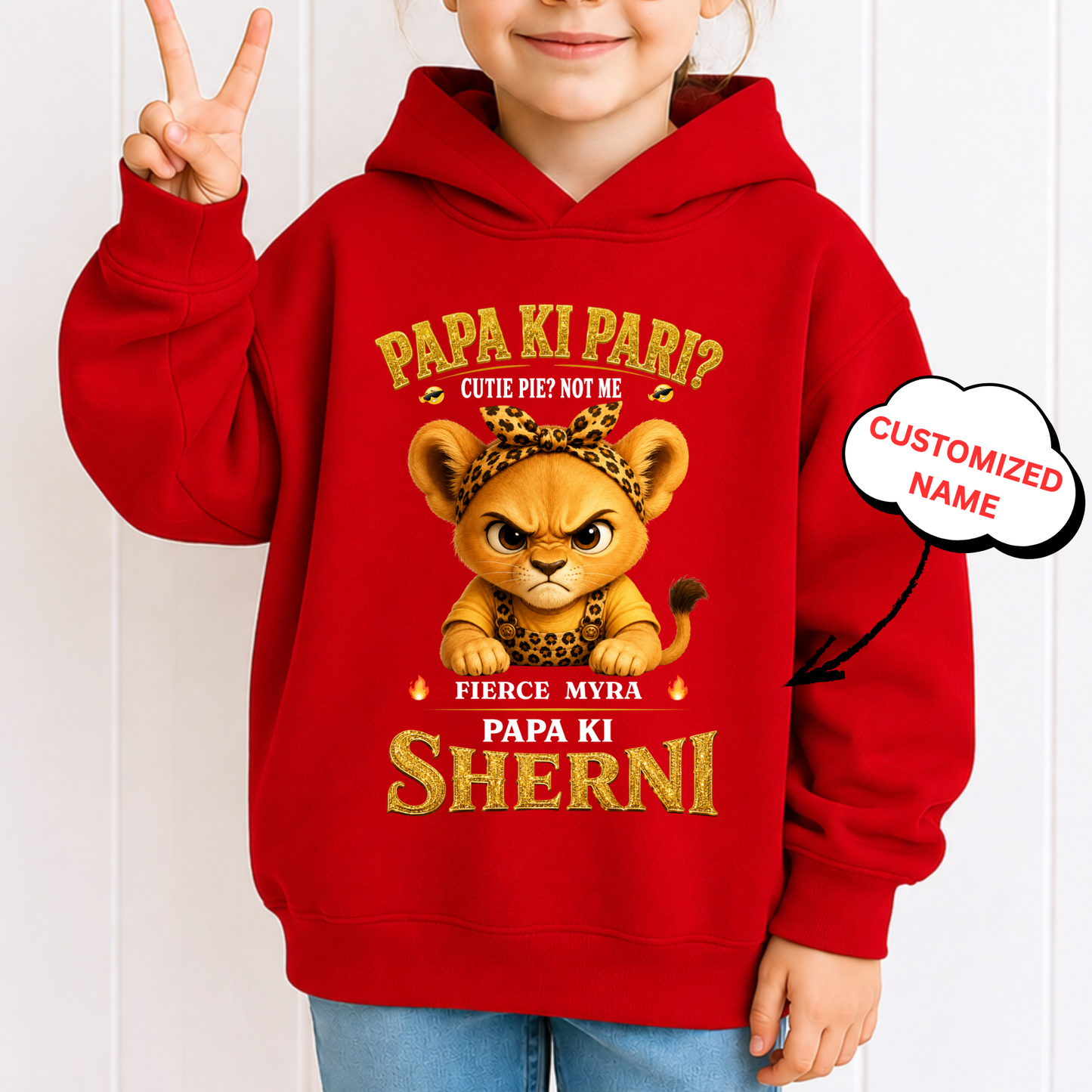 PAPA KI SHERNI-KID'S CLASSIC HOODIE