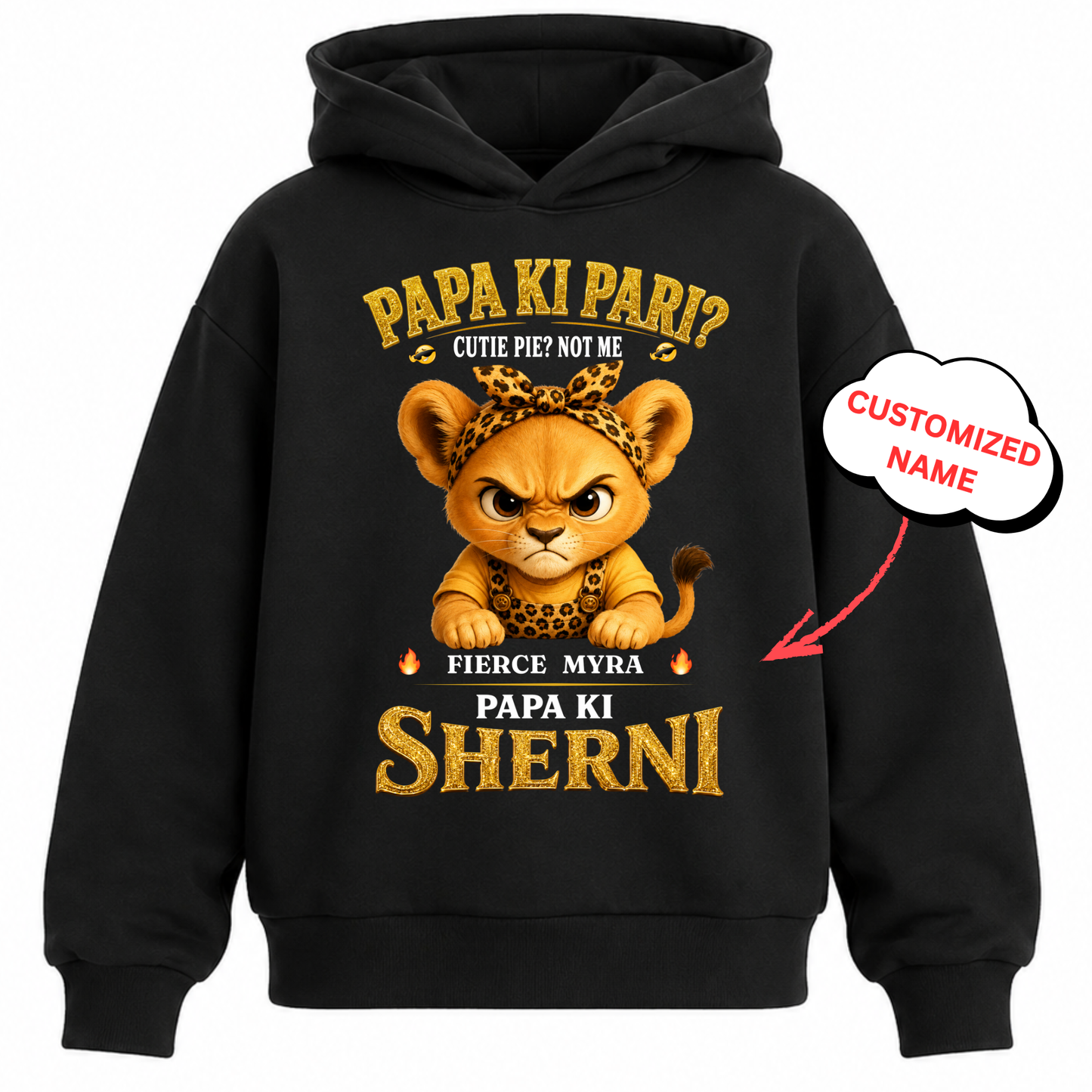 PAPA KI SHERNI-KID'S CLASSIC HOODIE