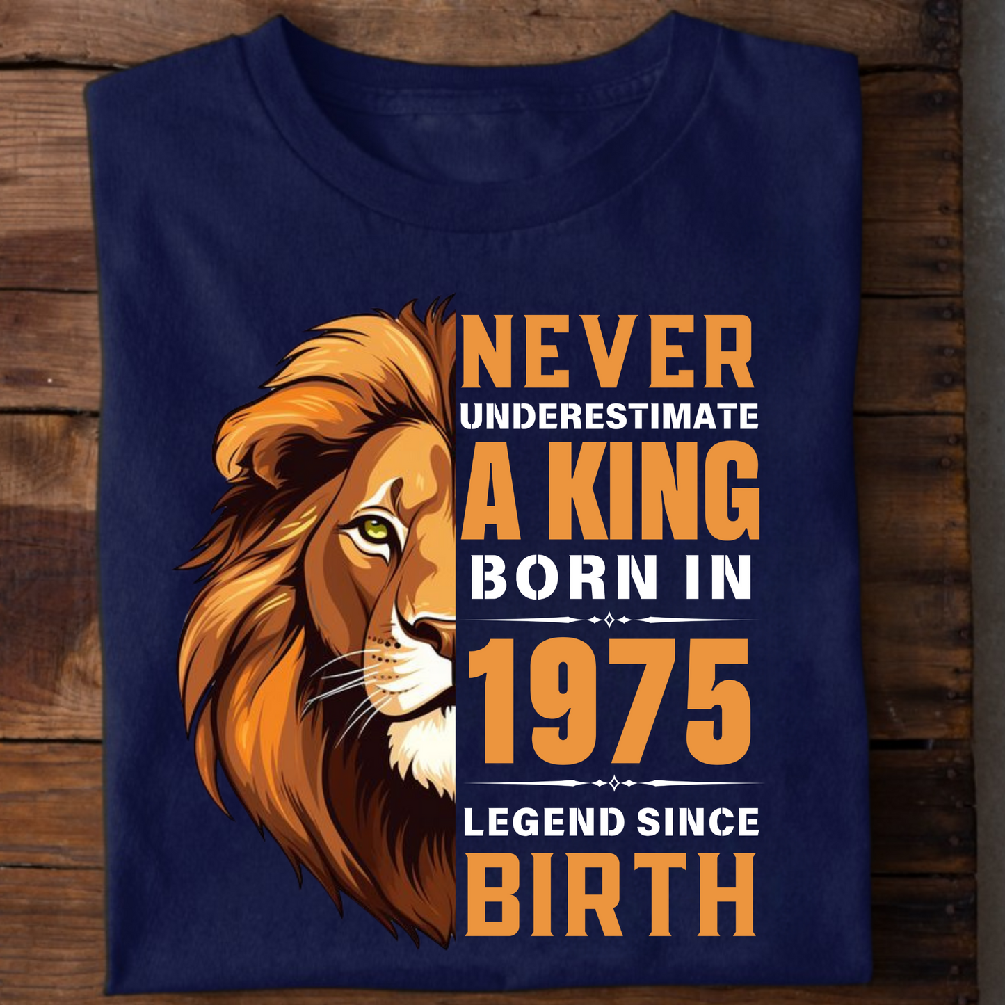 KING 1975 LEGEND PREMIUM QUALITY T-SHIRT