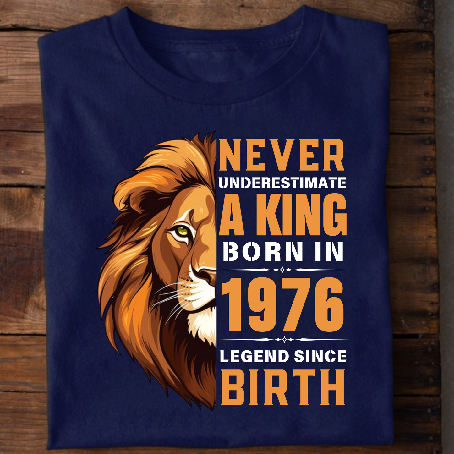KING 1976 LEGEND PREMIUM QUALITY T-SHIRT