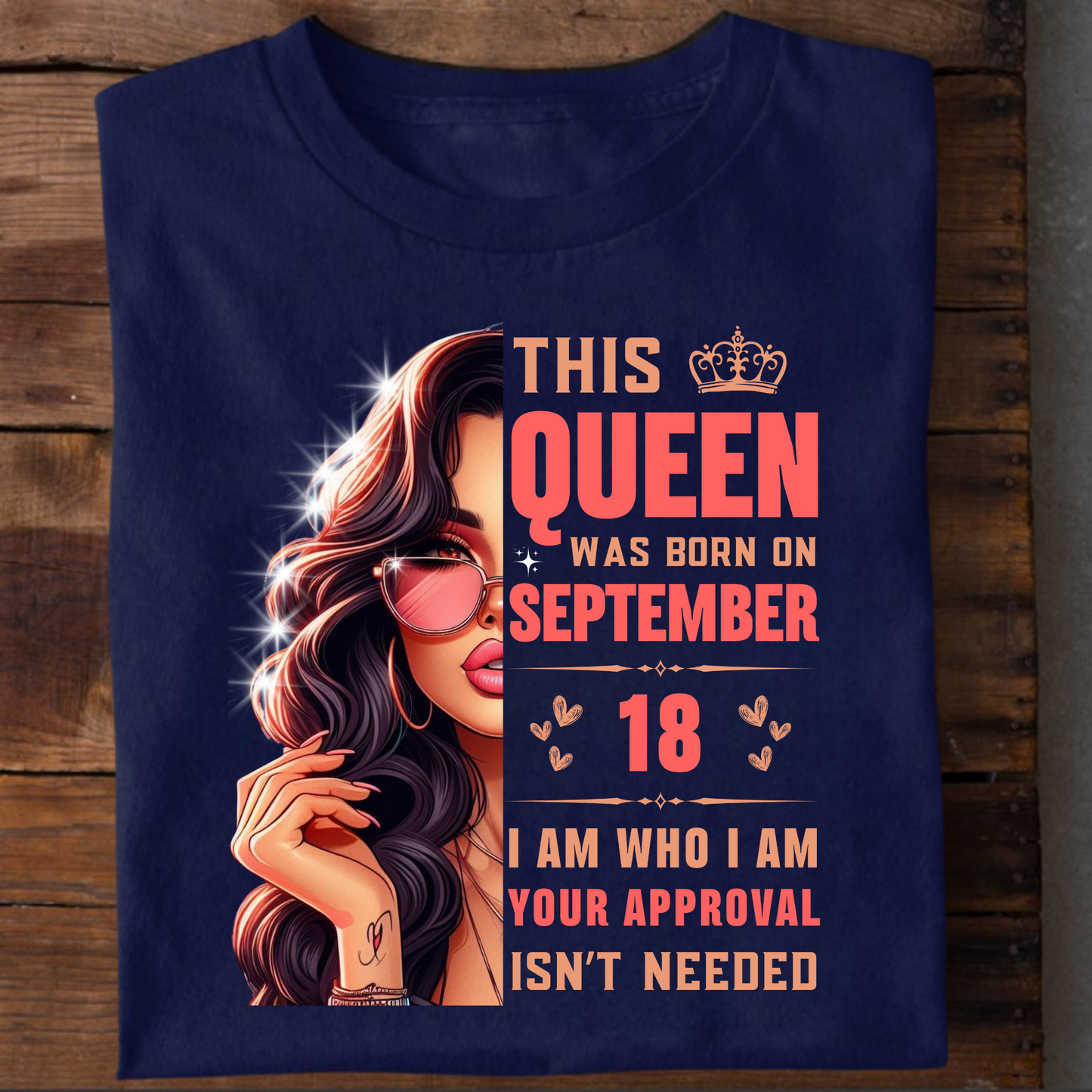 SEPTEMBER 18 QUEEN CLASSIC T-SHIRT