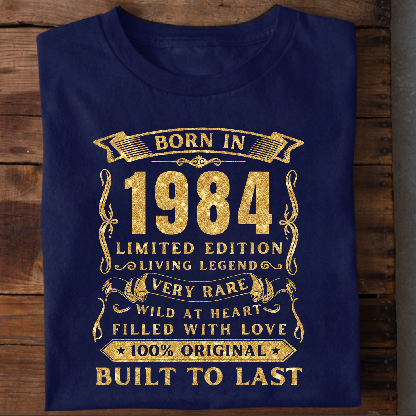 BORN IN 1984 PREMIUM QUALITY T-SHIRT