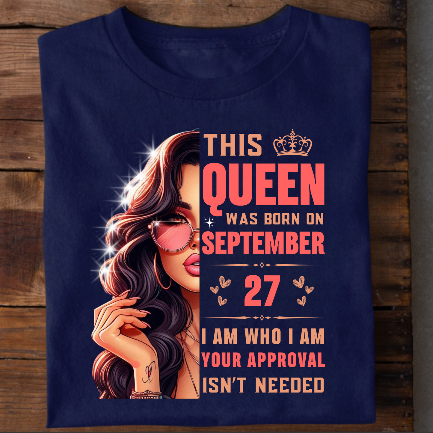 SEPTEMBER 27 QUEEN CLASSIC T-SHIRT