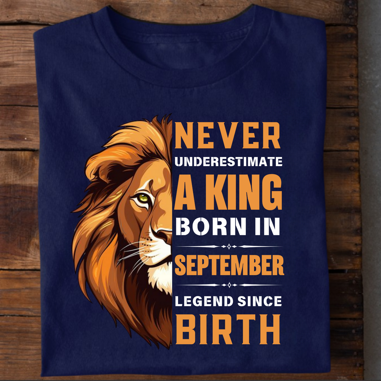 KING SEPTEMBER PREMIUM QUALITY T-SHIRT