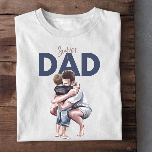 SUPER DAD OF SON PREMIUM QUALITY T-SHIRT