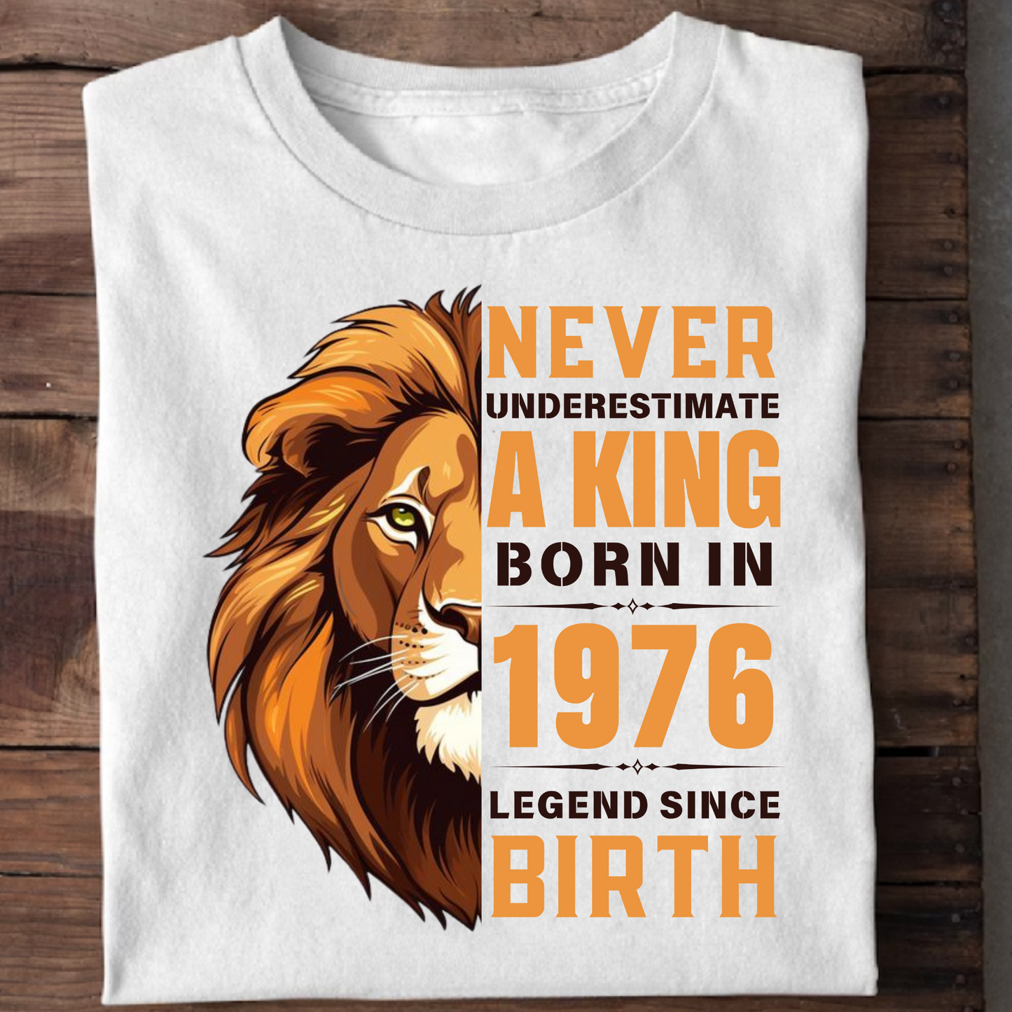 KING 1976 LEGEND PREMIUM QUALITY T-SHIRT