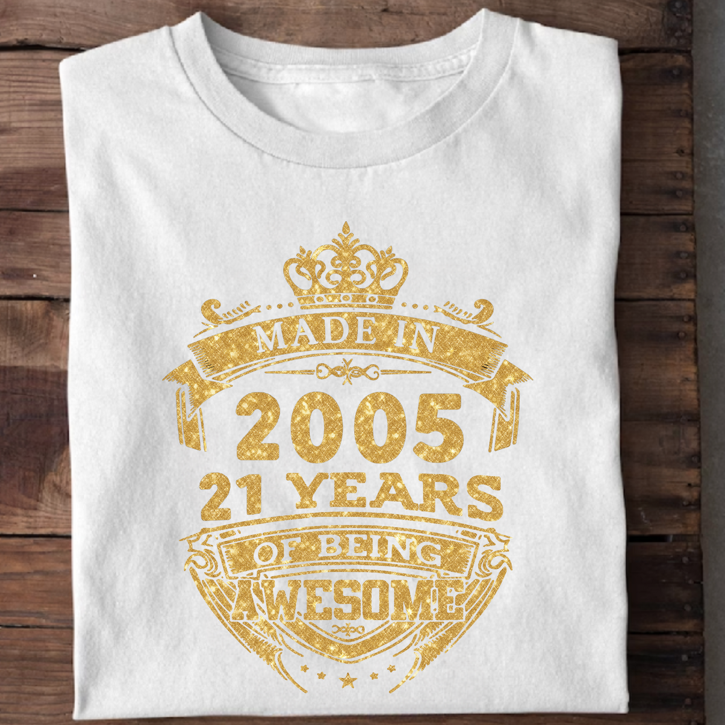 MADE IN 2005 21 YEARS OF BEING AWESOME PREMIUM CLASSIC T-SHIRT