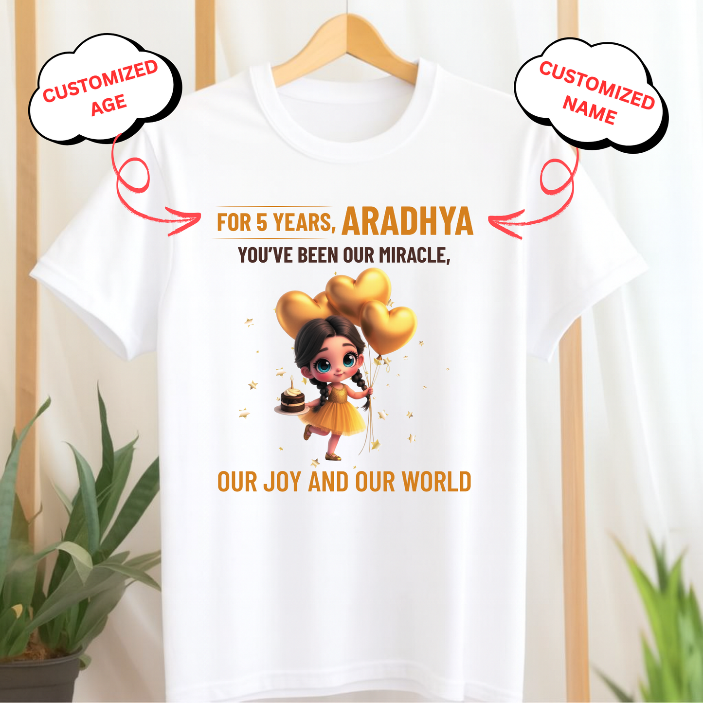 CUSTOMIZED-YOU'VE BEEN OUR MIRACLE CLASSIC T-SHIRT